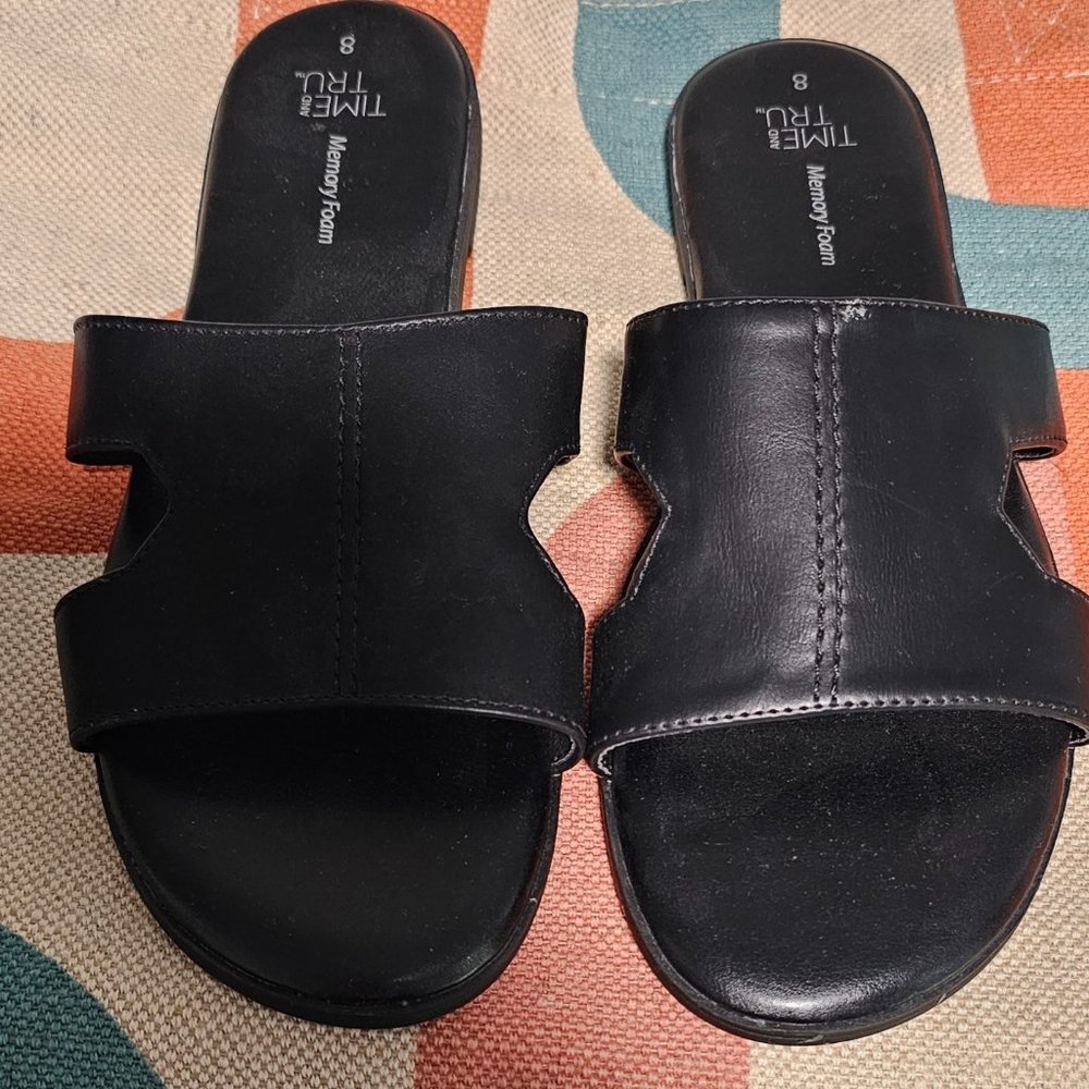 Time Tru black slides